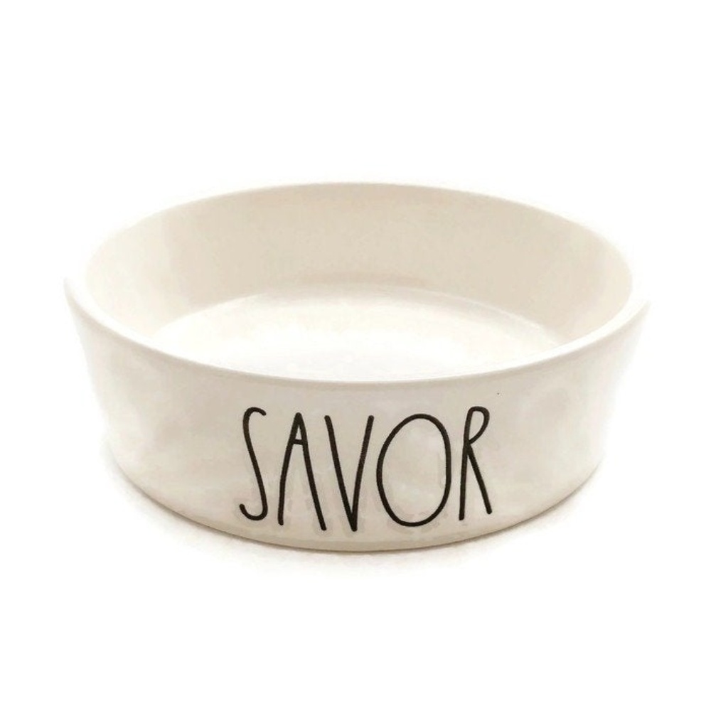 Rae Dunn SAVOR Pet Dish
